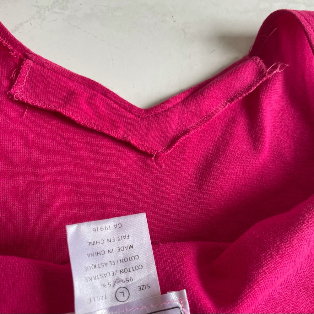 DANIEL CARON y2k pink cami, tagged L. Fits like a S. - Picture 7 of 8